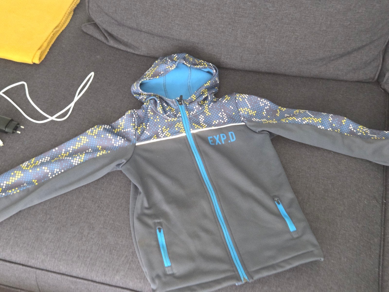 Jongens softshell jas/jack maat 134/140, wind- en waterdicht, Crivit, Ophalen of Verzenden, Zo goed als nieuw, Jongen