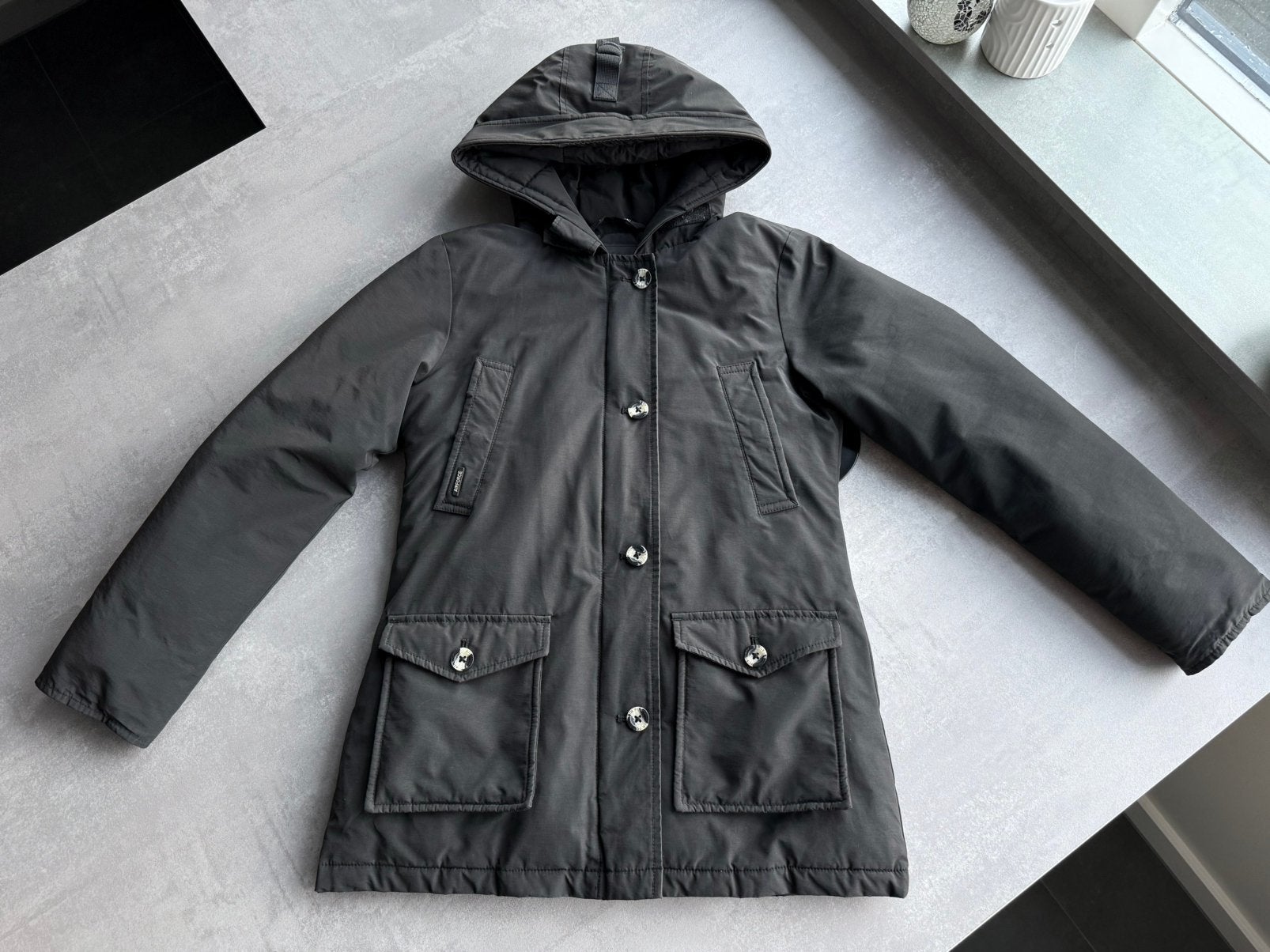 Airforce jas / parka, Ophalen of Verzenden, Zo goed als nieuw, Jongen of Meisje, Jas
