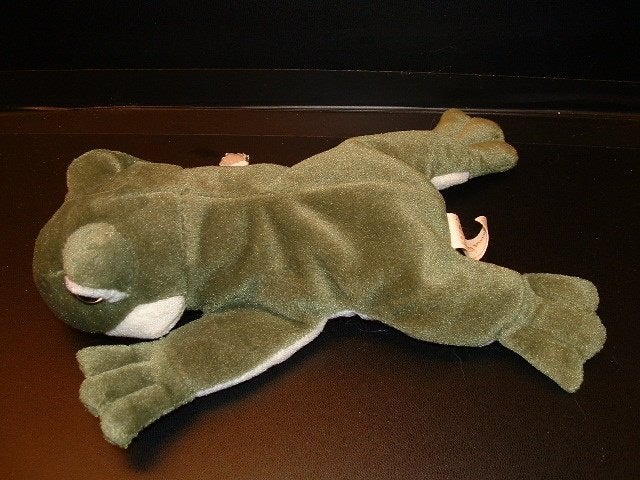 ANNA CLUB PLUSH KIKKER VELOURS GROEN MET LICHTGELE, Ophalen of Verzenden, Nieuw, Overige typen