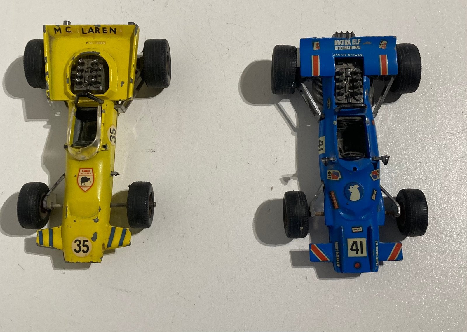 2x F1 matra + mclaren merk Redonda 1:32, Ophalen of Verzenden, Gebruikt, Formule 1