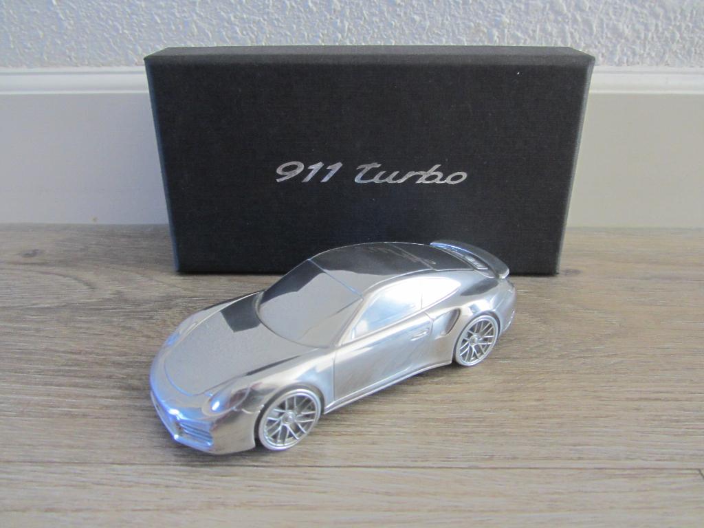 Porsche 911 991.2 Turbo Presse Papier, Paperweight, Ophalen of Verzenden, Nieuw, Auto, Overige merken