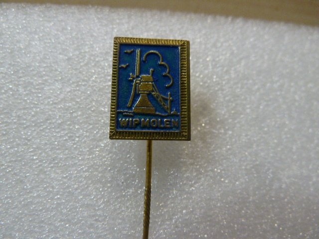 Vintage Speldje Wipmolen Nederland, Ophalen of Verzenden, Gebruikt, Stad of Land, Speldje of Pin