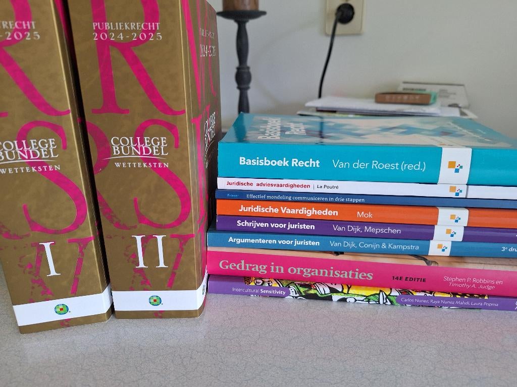 Studieboeken HBO SJD/Rechten 1e jaars, Boeken, Studieboeken en Cursussen, Ophalen, Alpha, Zo goed als nieuw, HBO