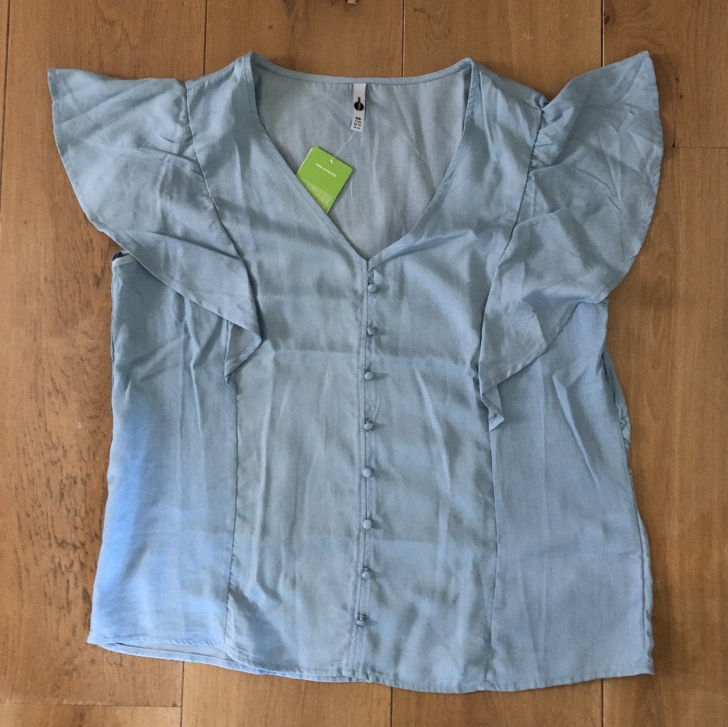 EverMe / Takko blauwe top maat 44, Blauw, Maat 42/44 (L), Nieuw, Ophalen of Verzenden