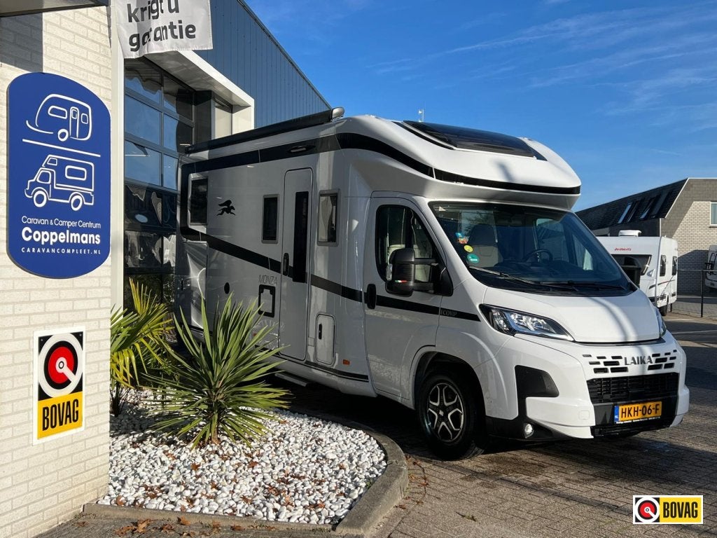 Laika Ecovip 3019 L automaat enkele bedden topstaat 2025, Automaat, Ringverwarming, Fiat, Tot en met 2