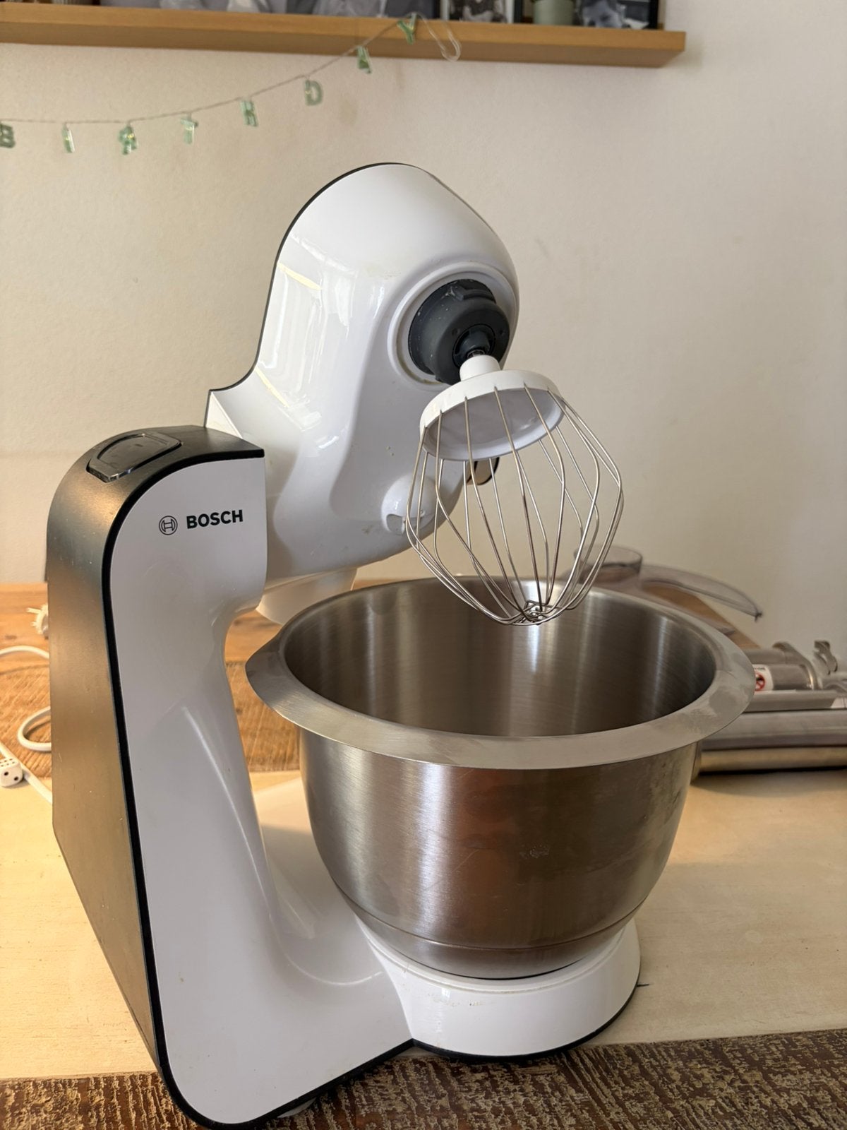 Bosch MUM keukenmachine met dubbele pastaset, Gebruikt, Ophalen of Verzenden, Vaatwasserbestendig, 3 snelheden of meer