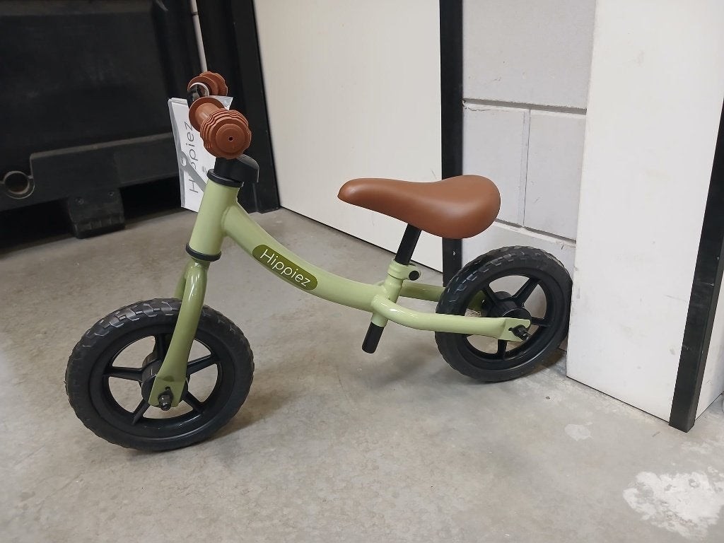 Hippiez loopfiets Worker Old Green vanaf 2 jaar, Ophalen, Nieuw, Loopfiets