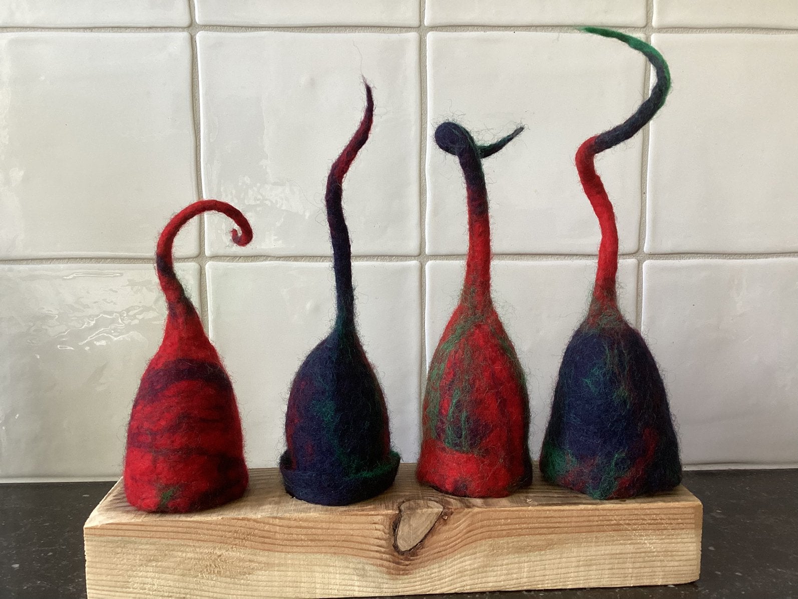 Cadeau-tip : Eierwarmers handgevilt Nieuw !, Ophalen, Nieuw, Gebruiksvoorwerp