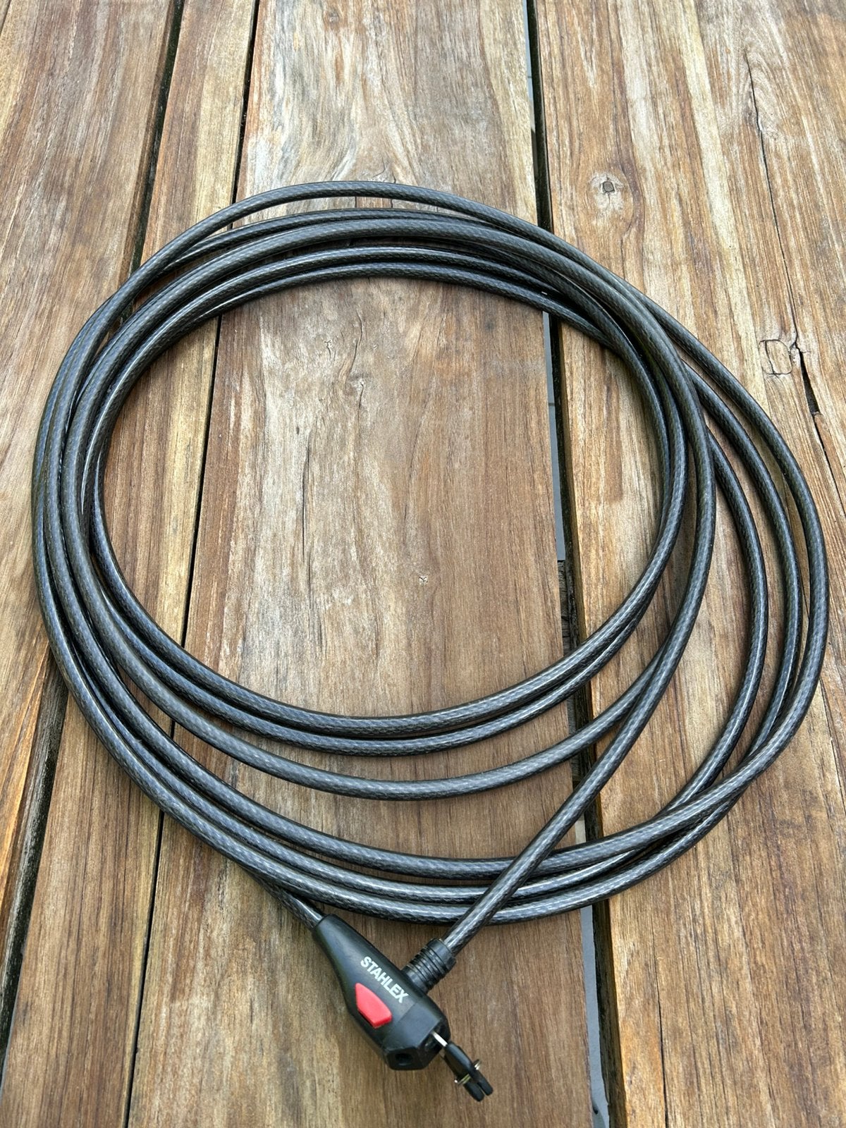 Kabelslot 10m Stahlex, Ophalen, Zo goed als nieuw, Kabelslot