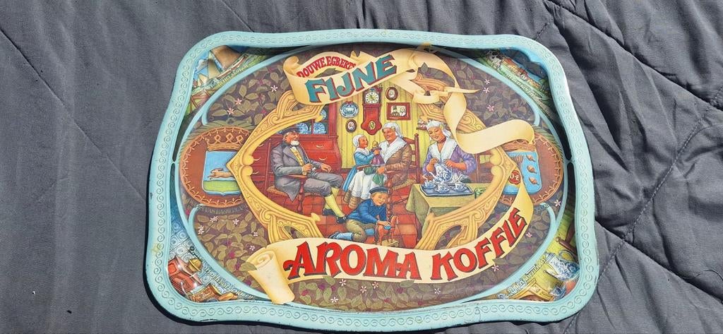 Vintage douwe egberts dienblad (26426), Gebruiksvoorwerp, Douwe egberts, ., Ophalen of Verzenden