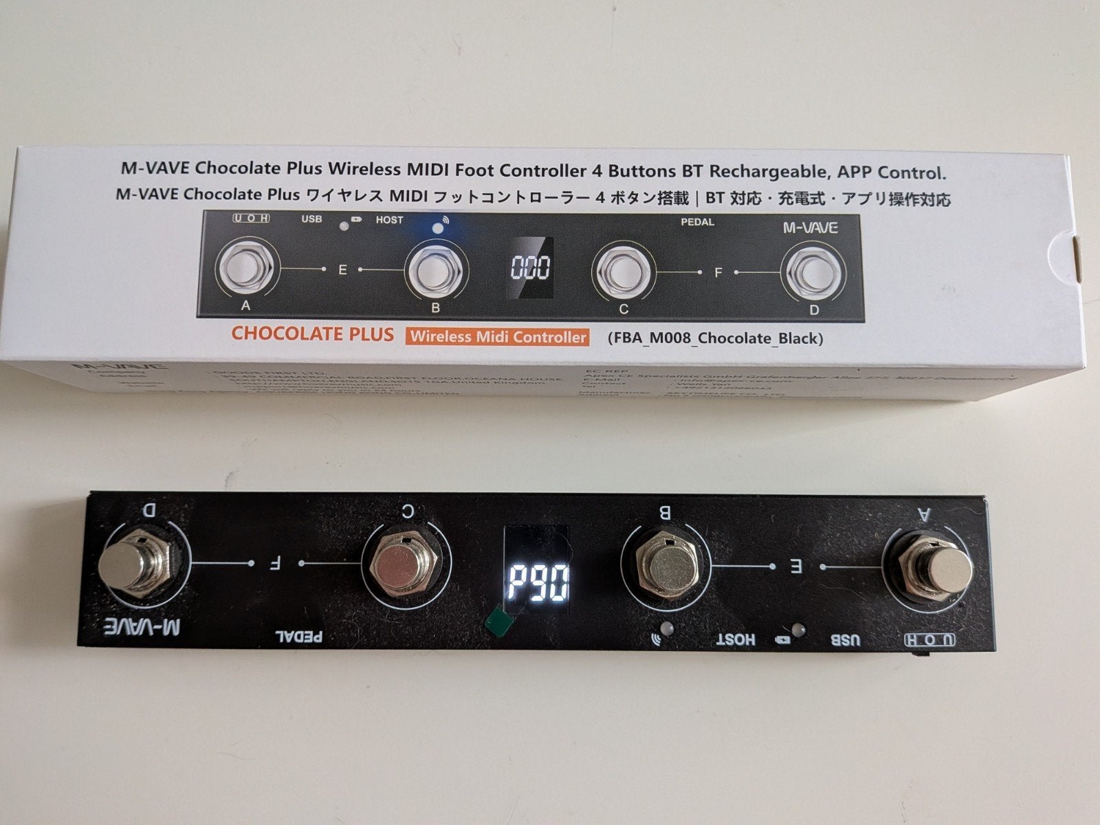 MIDI Foot Controller M-WAVE Chocolate Plus, Ophalen, Zo goed als nieuw