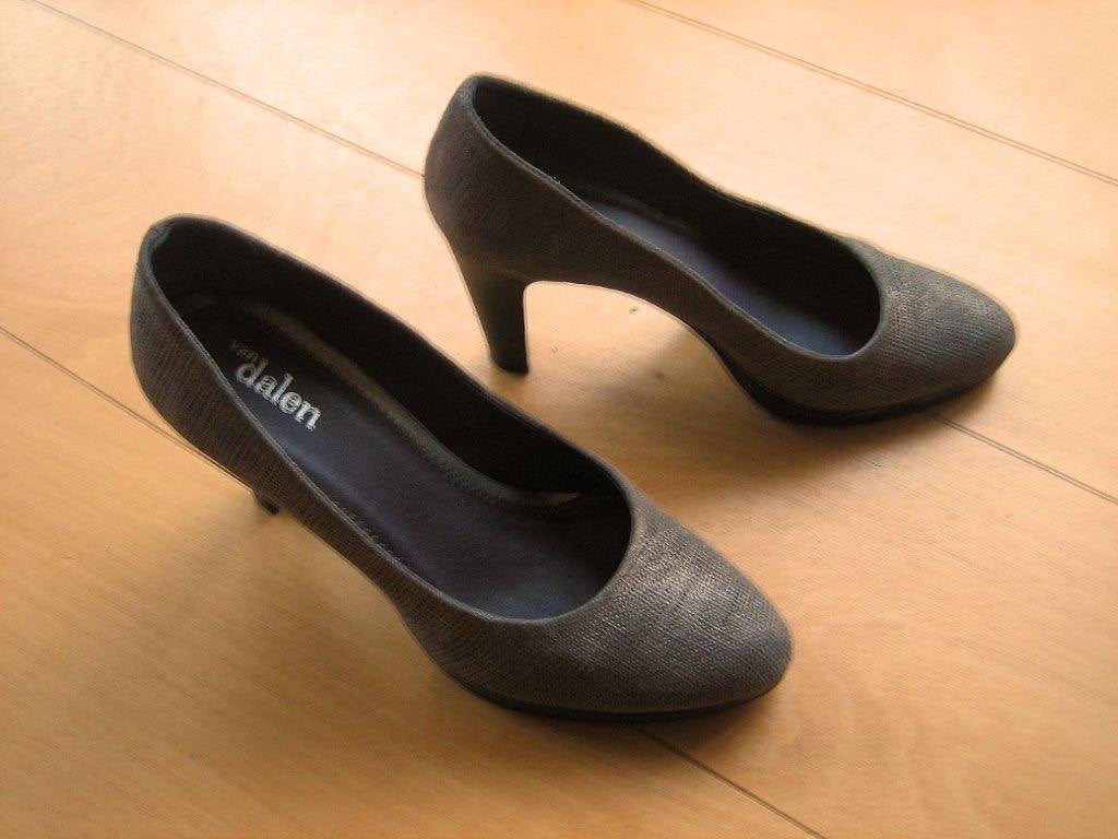Zeer chique bruin-goud leren pumps VAN DALEN 38 snazzeys, Pumps, Bruin, Verzenden, Nieuw
