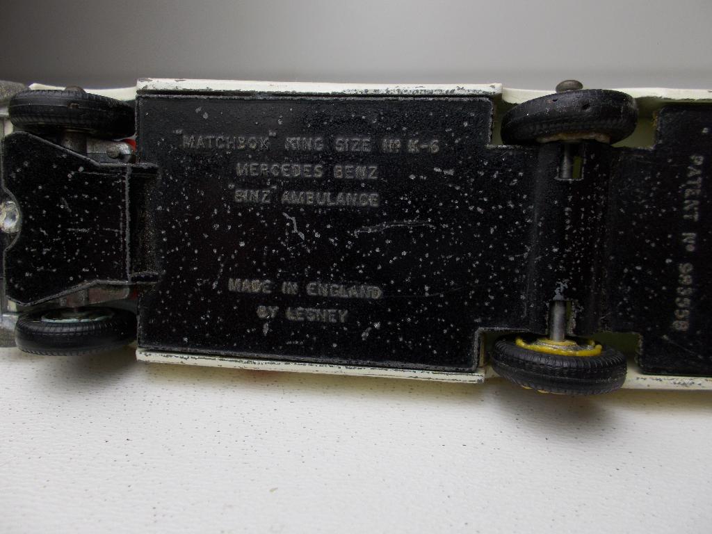 1968 Matchbox King Size K-6 MERCEDES-BENZ BINZ AMBULANCE (C), Ophalen of Verzenden, Zo goed als nieuw, Auto, Matchbox