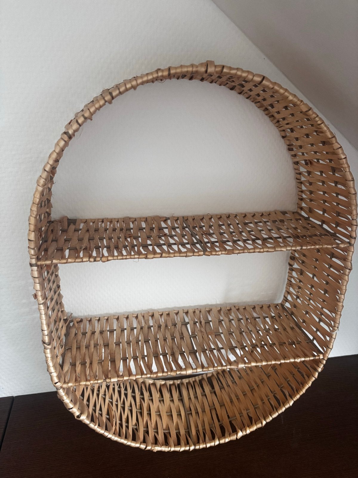 Rotan wandrek 45x34 cm, Ophalen, Gebruikt