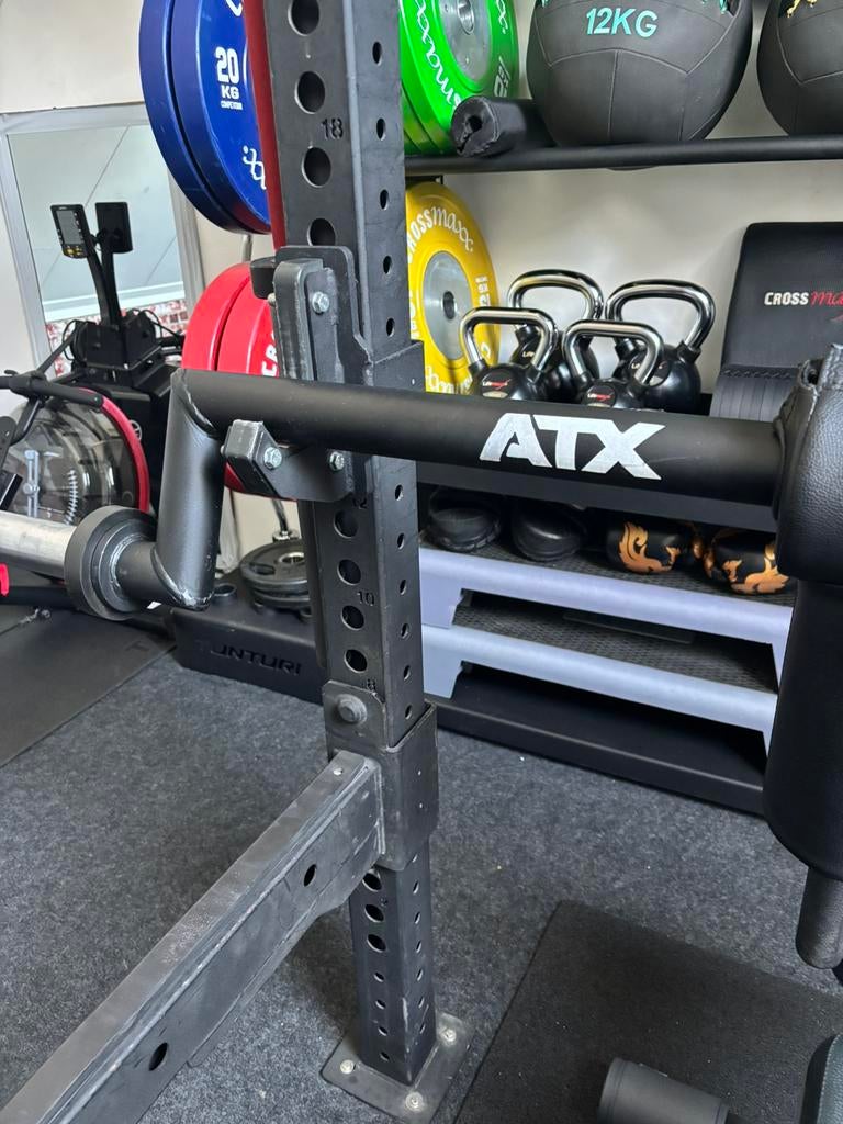 Atx safety squat bar, Sport en Fitness, Fitnessmaterialen, Ophalen, Zo goed als nieuw, Overige typen