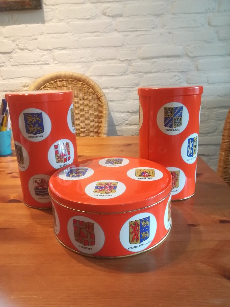 3 blikken Arks beschuit Heerde, Ophalen, Gebruikt, Beschuit, Overige merken