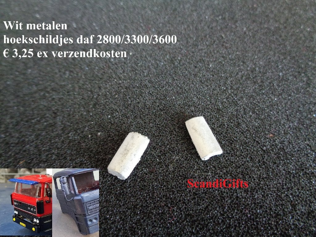 wm hoekschildjes daf 2800 3300, Ophalen of Verzenden, Nieuw, Bus of Vrachtwagen, Lion Toys