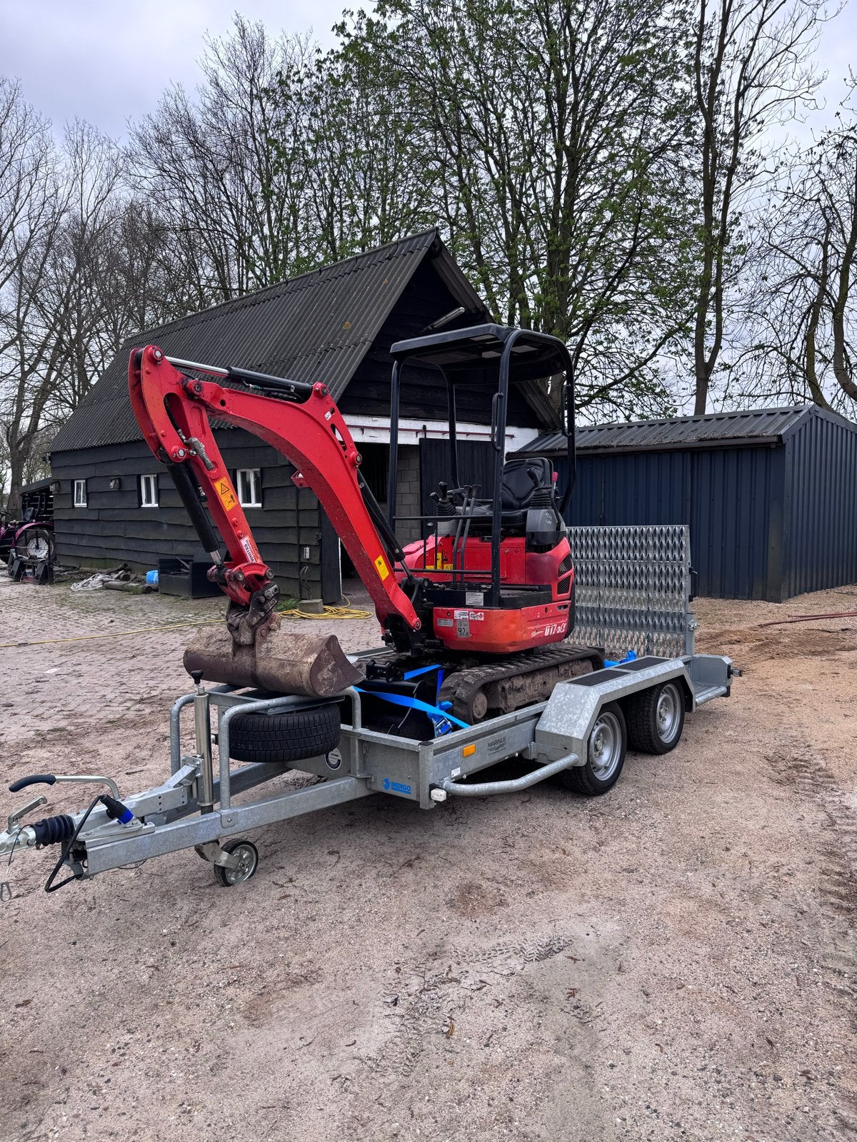 Kubota U17-3a Minigraver - 1450 uur, eventueel met trailer, Ophalen, Graafmachine