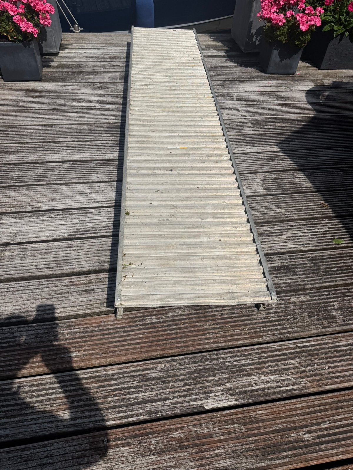 Aluminium loopplank van bouwsteiger, Ophalen, Gebruikt, Gevelsteiger
