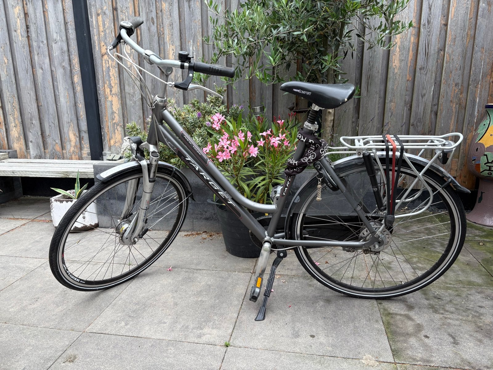 Union Target New York Damesfiets - Grijs, 57cm, 8 versn., Gebruikt, Versnellingen, 56 cm of meer, Ophalen
