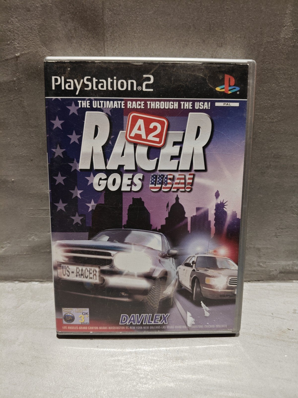 A2 Racer Goes USA! PS2, Gebruikt, Davilex, 1 speler, Ophalen of Verzenden