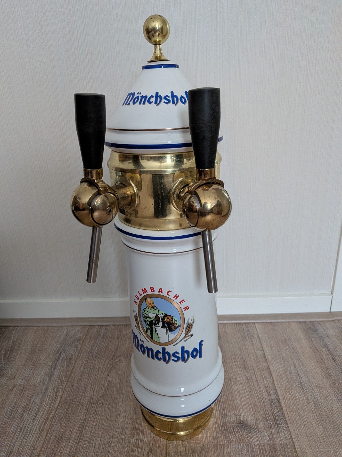 Monschof porseleinen tapzuil., Verzamelen, Ophalen, Zo goed als nieuw, Glas of Glazen, Overige merken