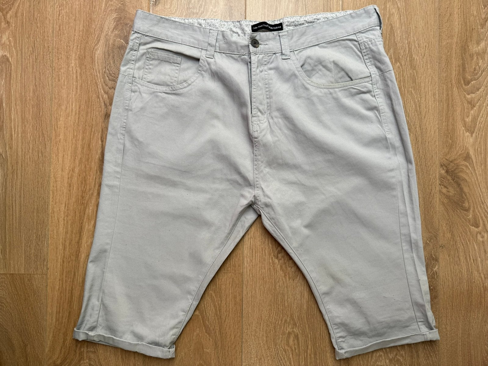 Cedar Wood State korte broek lichtgrijs maat W38/ EUR 48, Ophalen of Verzenden, Gedragen, Grijs