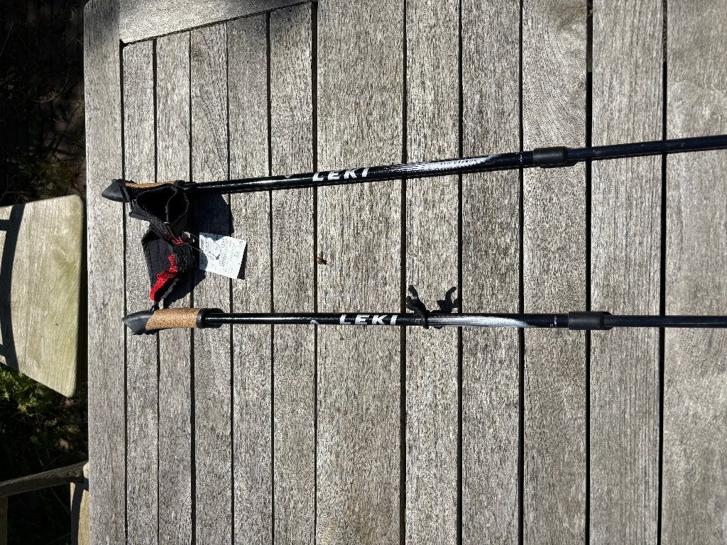 Leki Alu Carbon wandelstokken, Sport en Fitness, Bergsport en Wandelen, Ophalen, Wandelstok