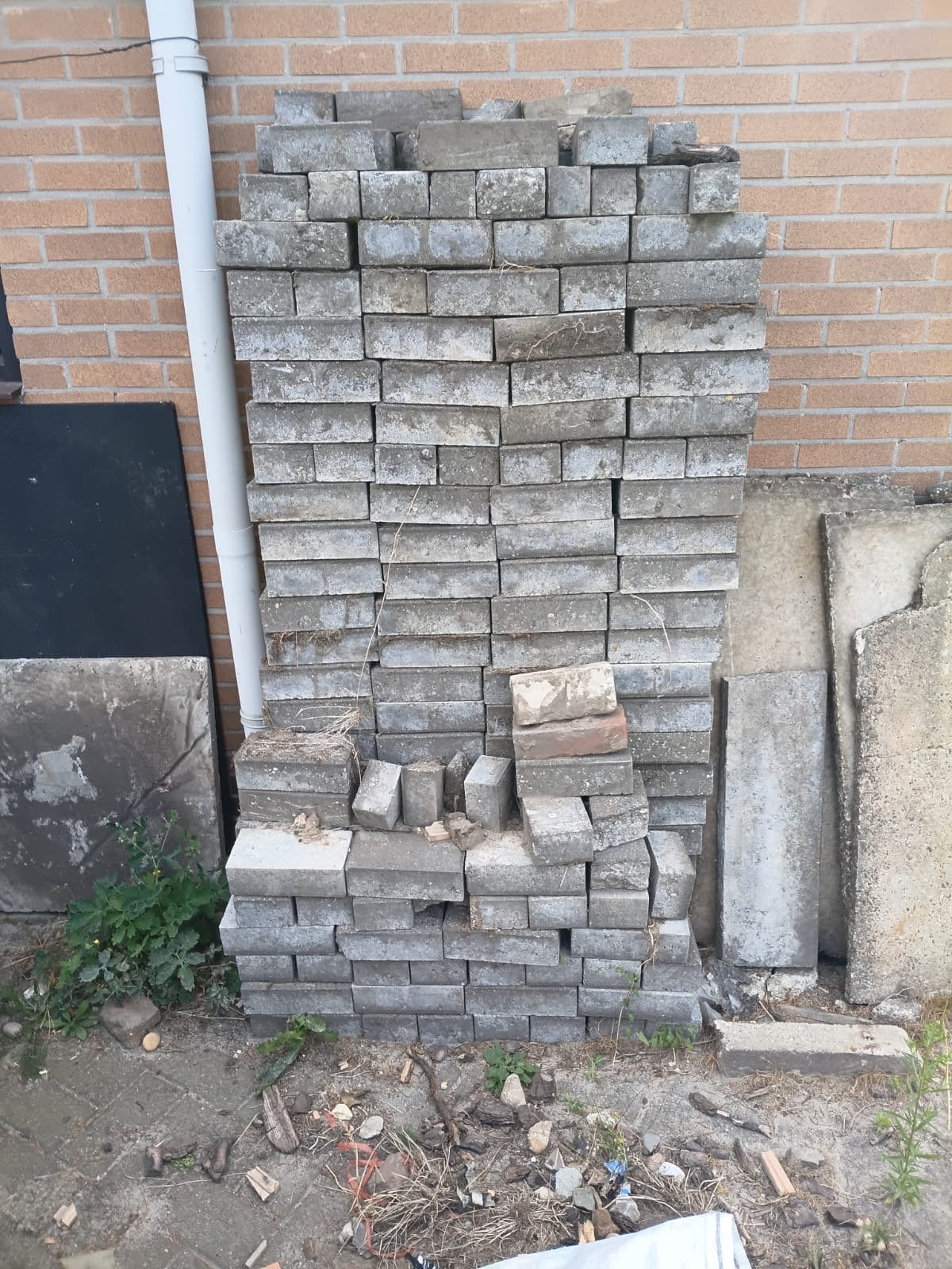 Gratis af te halen: Gebruikte klinkers, Ophalen, Gebruikt, Klinkers, 10 m² of meer
