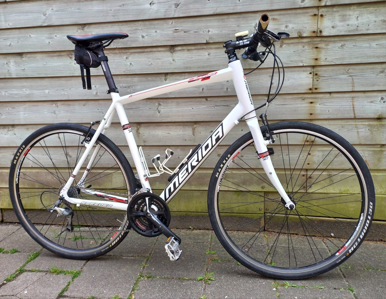 Merida Speeder T2 Fitness Hybride Fiets - Zo goed als nieuw, Velgrem, 57 tot 61 cm, Meer dan 20 versnellingen, Ophalen