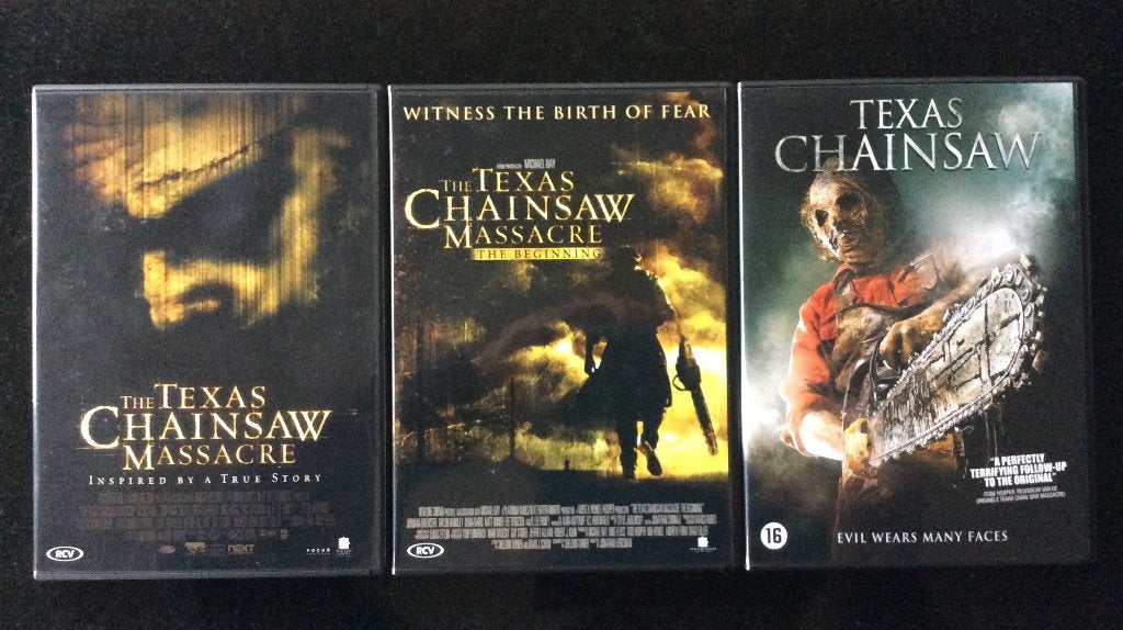 The Texas Chainsaw Massacre Trilogy DVD, Cd's en Dvd's, Vanaf 16 jaar, Ophalen of Verzenden, Zo goed als nieuw, Overige genres
