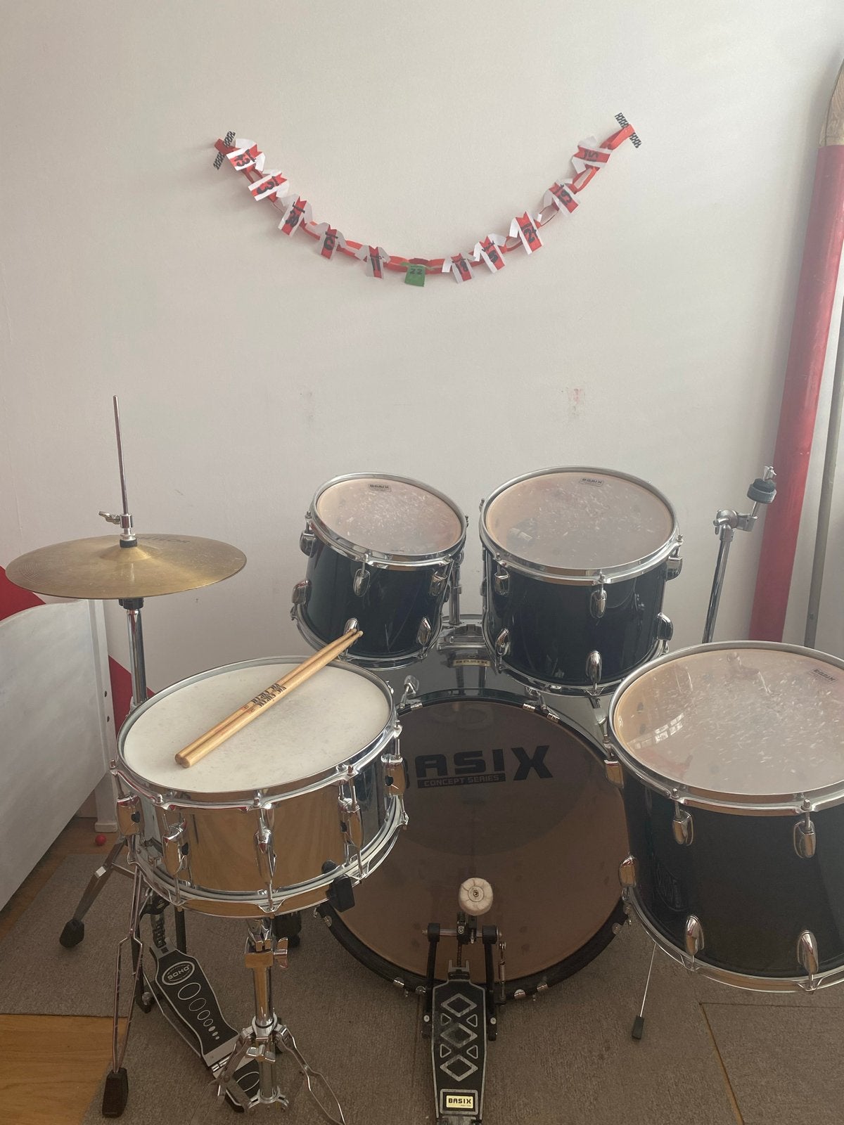 Basix Concept Series drumstel 6-delig, Ophalen, Gebruikt, Overige merken