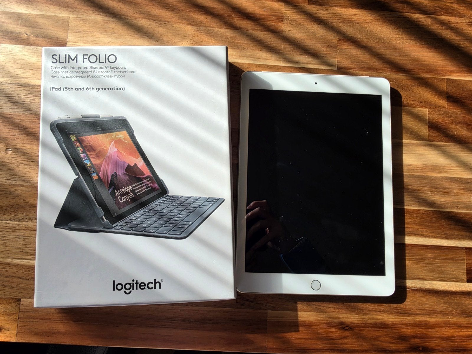 ipad 6 met hoes, Computers en Software, 10 inch, Gebruikt, 32 GB, Apple iPad