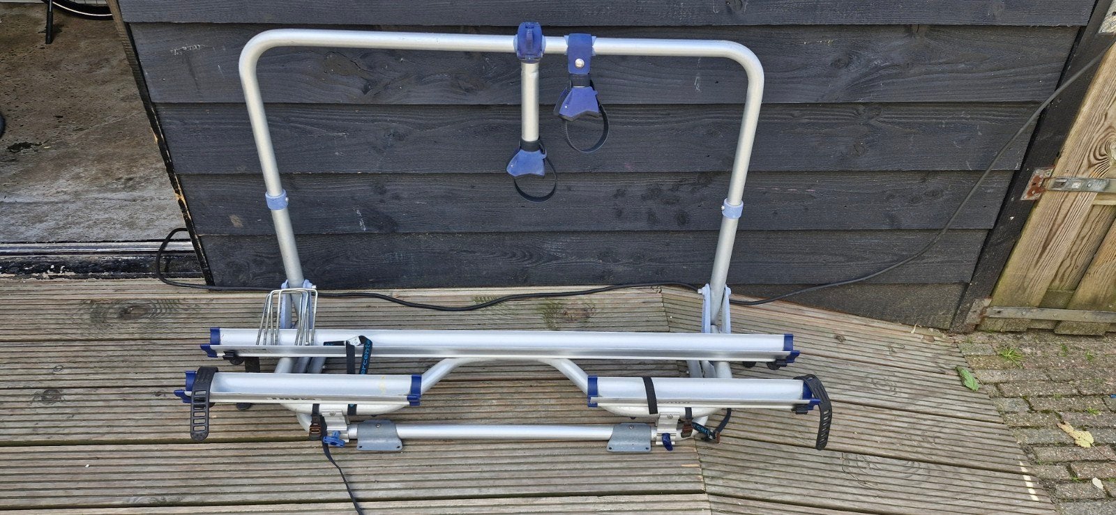 Thule Omni fietsendrager voor dissel caravan, Ophalen of Verzenden, 2 fietsen, Gebruikt, Fietsendrager-accessoire