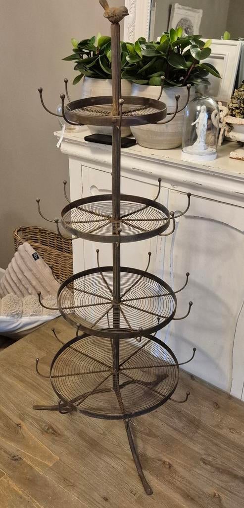 grote landelijk brocante etagere, Ophalen of Verzenden