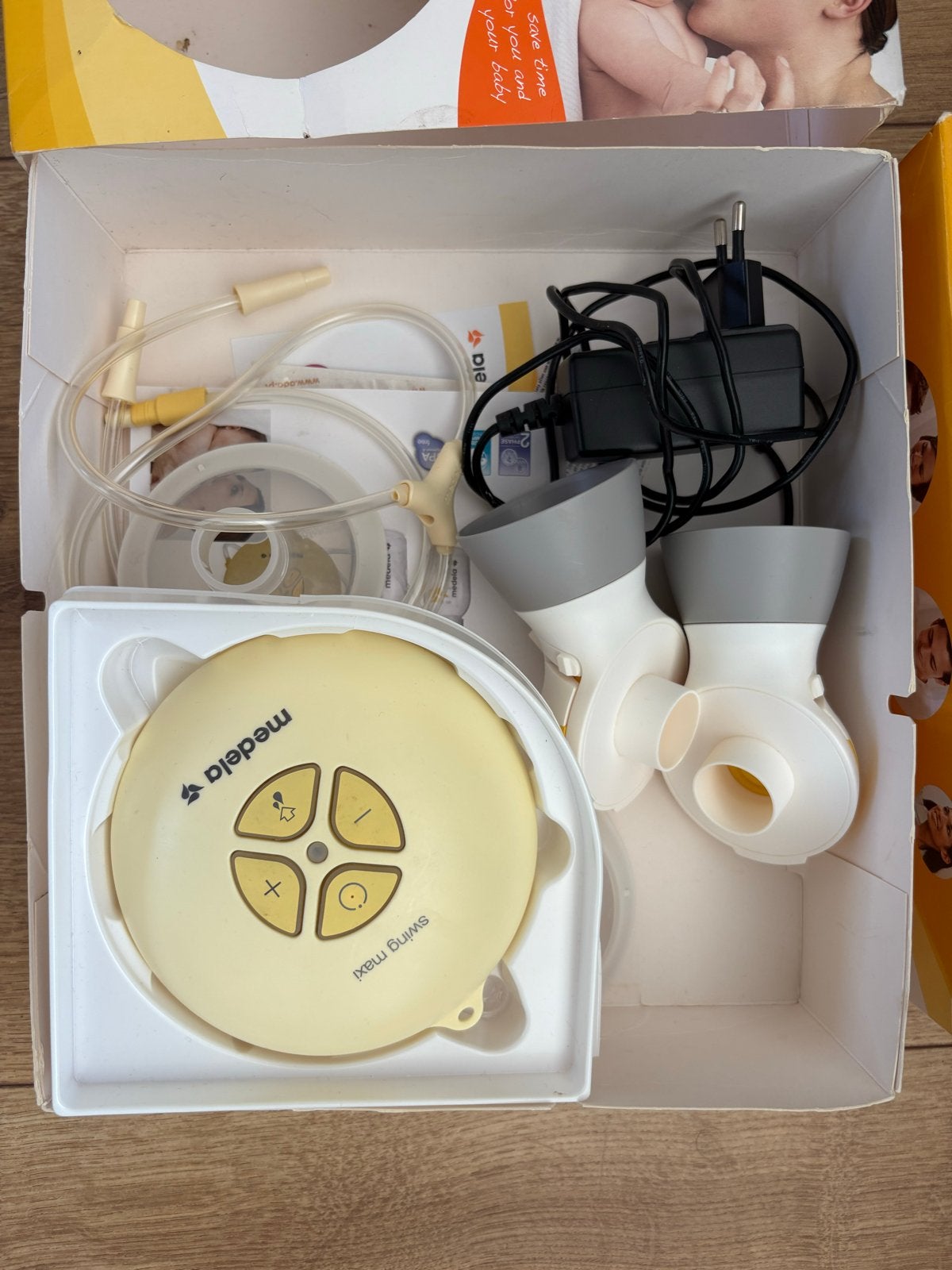 Medela Swing Maxi dubbele elektrische borstkolf, Ophalen, Gebruikt