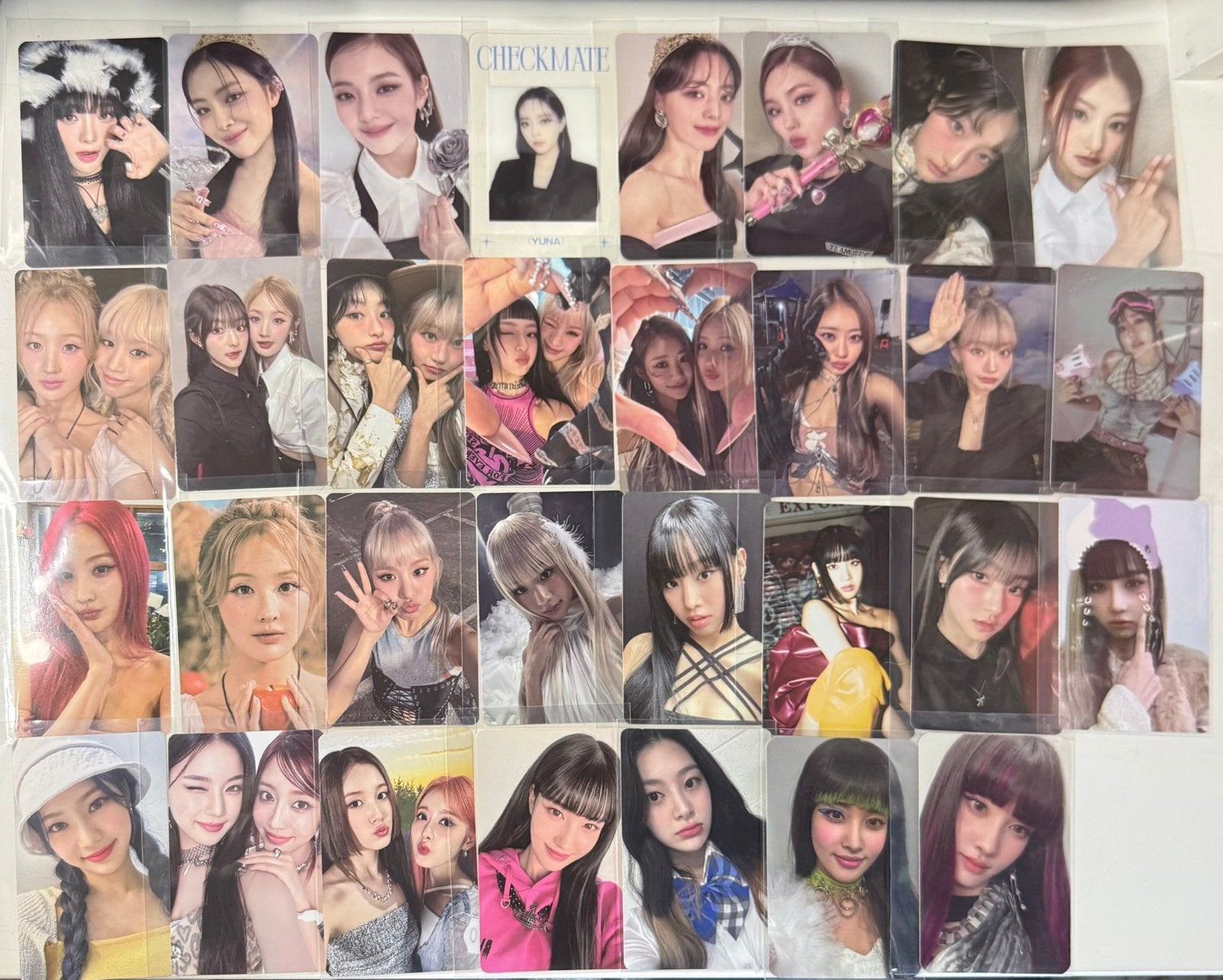 kpop photocard itzy kiof stayc kiss of life dreamcatcher pc, Verzenden, Zo goed als nieuw, Foto of Kaart