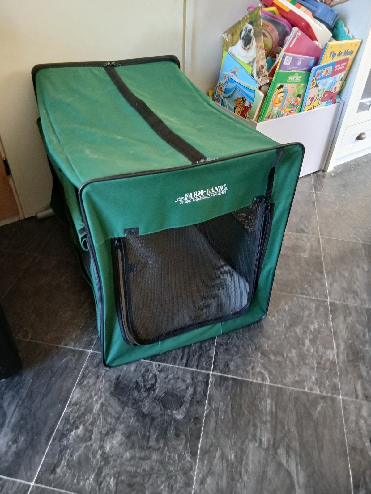 Mooie stoffen honden bench nr 781, Ophalen, Zo goed als nieuw