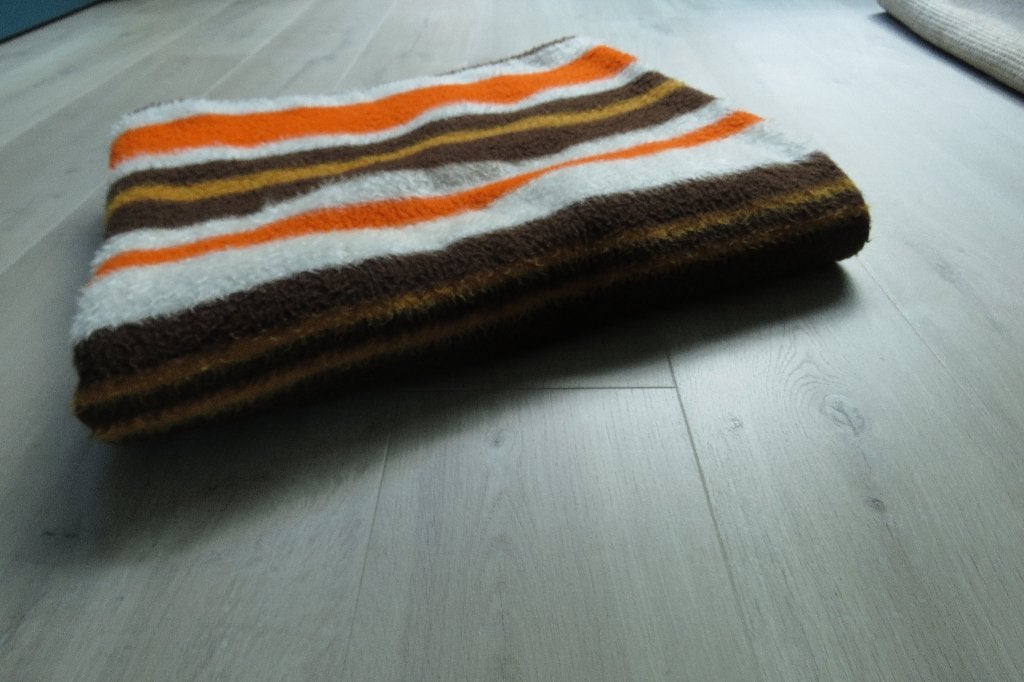 Sprei van Pluche - Tetem - Jaren 70 Retro Vintage, Ophalen, Gebruikt