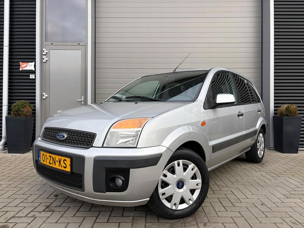 Ford Fusion 1.4-16V Style/1e Eigenaar/Dealer onderhouden/92., Voorwielaandrijving, Zwart, 49 €/maand, Bedrijf