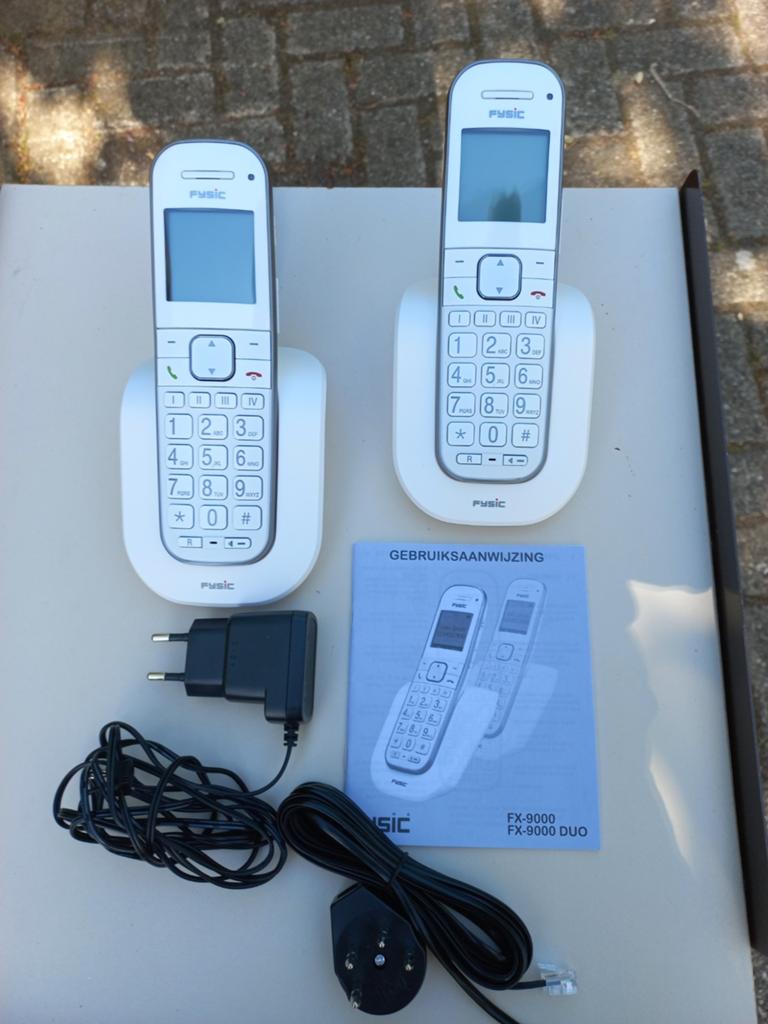 Fysic seniorentelefoon FX-9000 Duo - Zo goed als nieuw, Ophalen of Verzenden, Zo goed als nieuw, 2 handsets