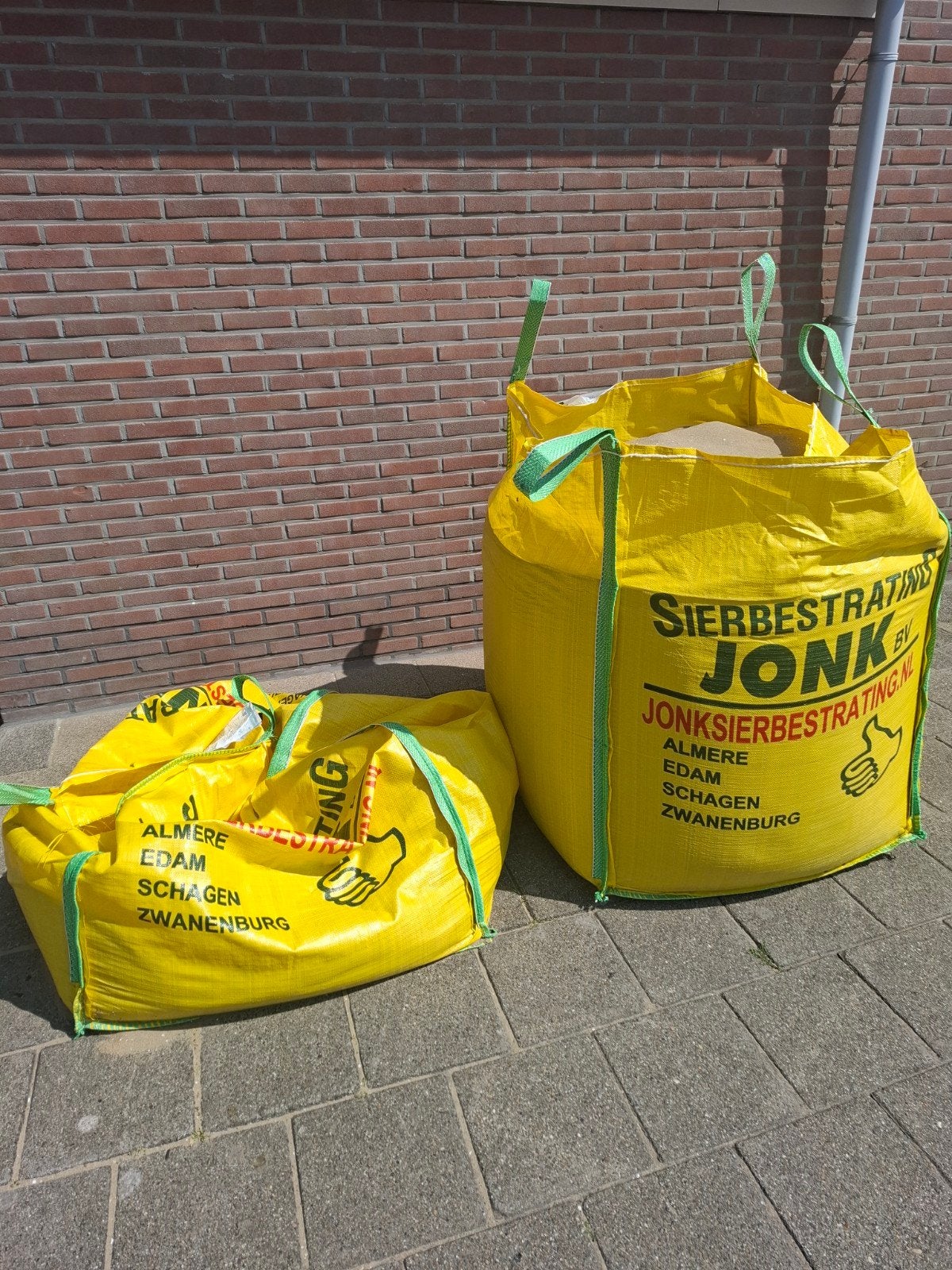 Straatzand gereserveerd, Ophalen, Ophoogzand