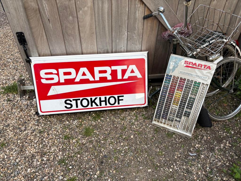 Sparta reclame, Ophalen, Zo goed als nieuw, Reclamebord