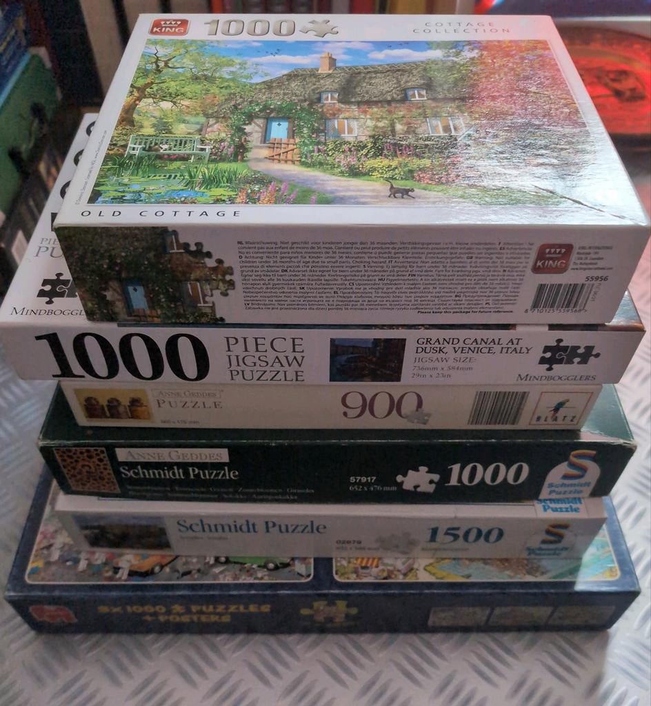 Puzzels!, Ophalen of Verzenden, 500 t/m 1500 stukjes, Zo goed als nieuw