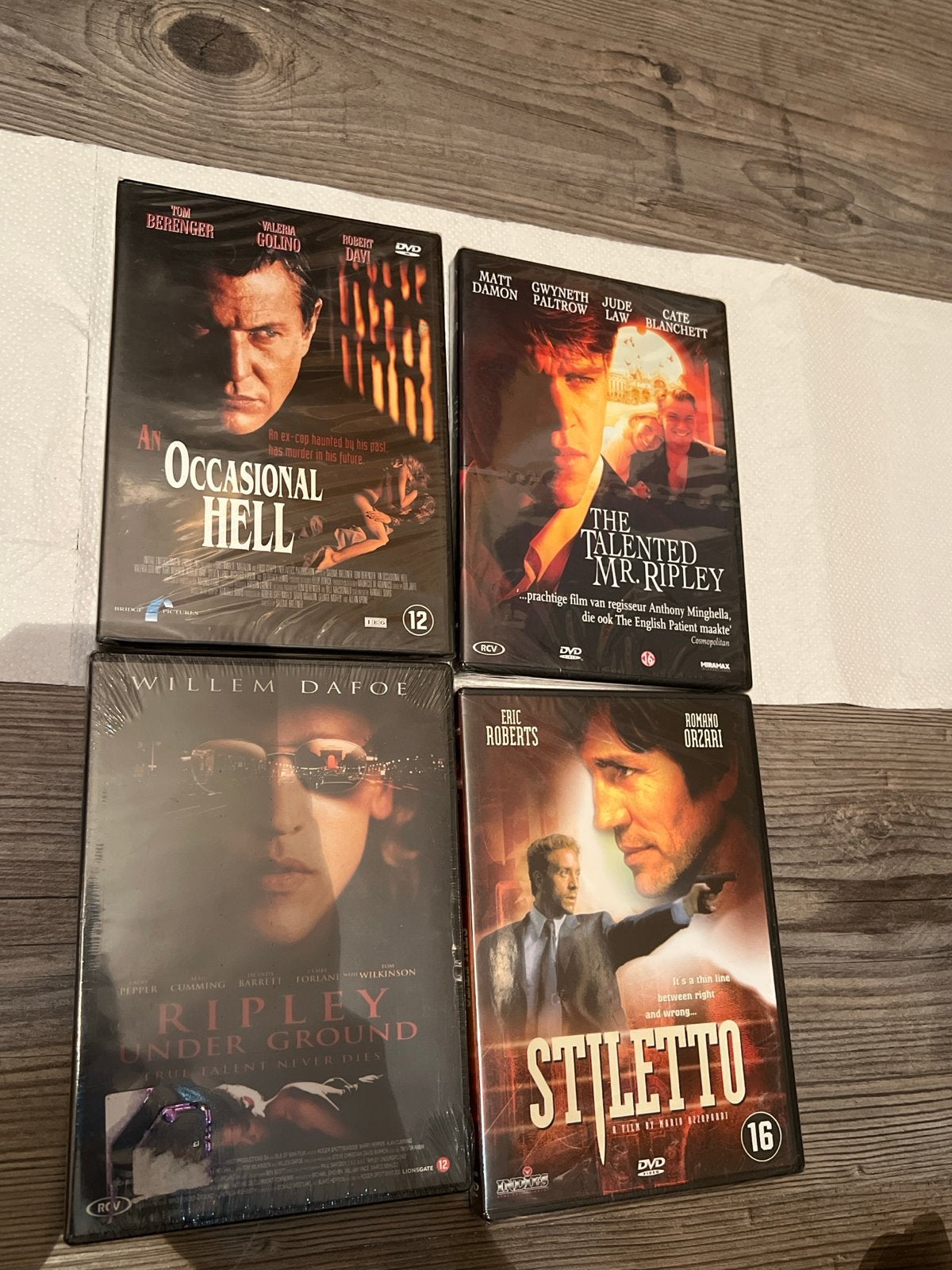 4 Nieuwe DVD's: Thriller Collectie (o.a. The Talented Mr. Ri, Engels, Vanaf 16 jaar, Nederlands, Actiethriller