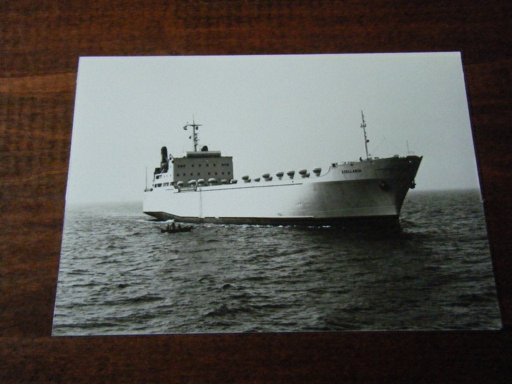 Y4 - Schip - Stellaria - Mooi/Oud, Verzamelen, Ophalen of Verzenden, Gebruikt, Kaart, Foto of Prent