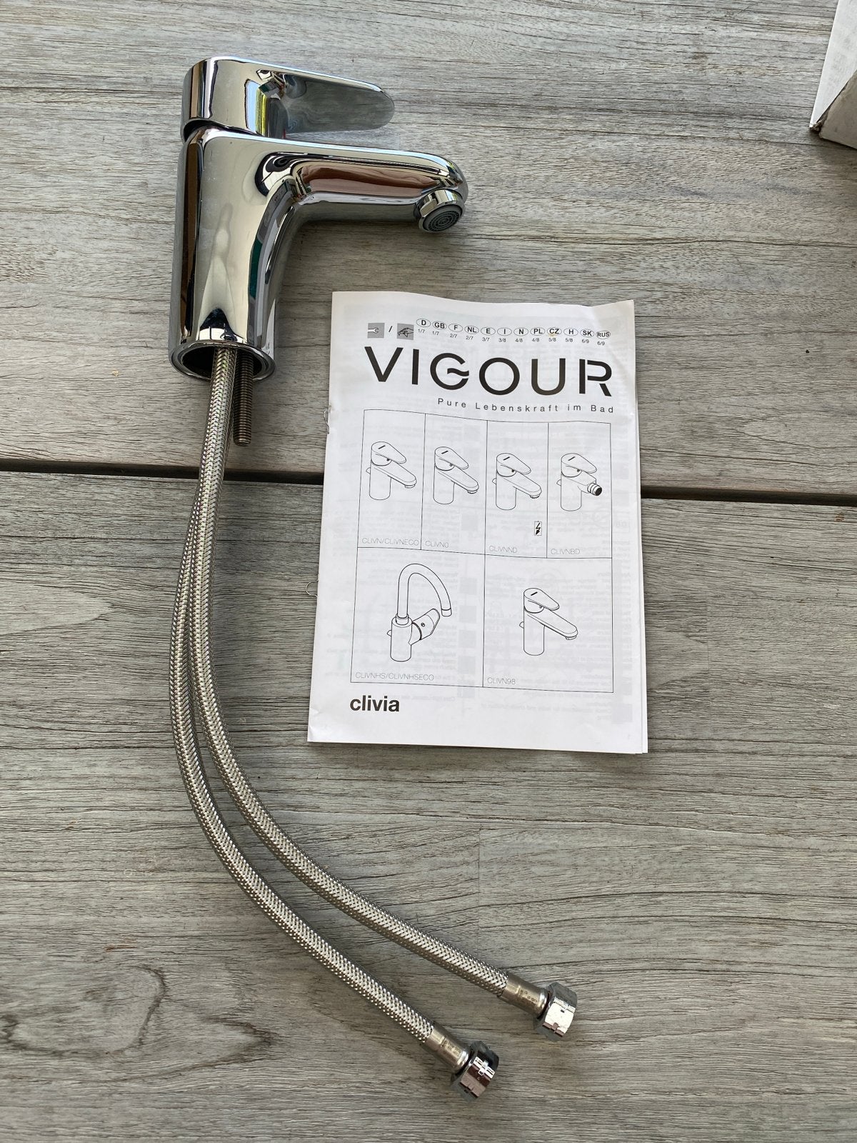 Plieger Vigour Clivia wastafel mengkraan chroom, ongebruikt, Ophalen of Verzenden, Nieuw, Chroom, Kraan