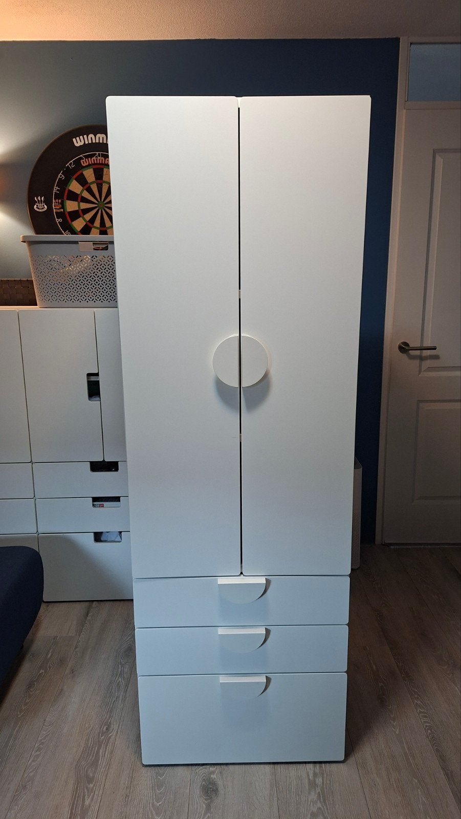 Ikea Platsa kast wit 181x60x42, Ophalen, Gebruikt, Met deur(en), 50 tot 100 cm