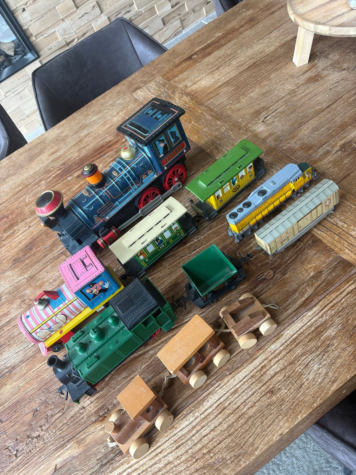 Vintage Trein Collectie: Locomotieven en Wagons, Hobby en Vrije tijd, Ophalen of Verzenden, Gebruikt, Treinset, Overige merken