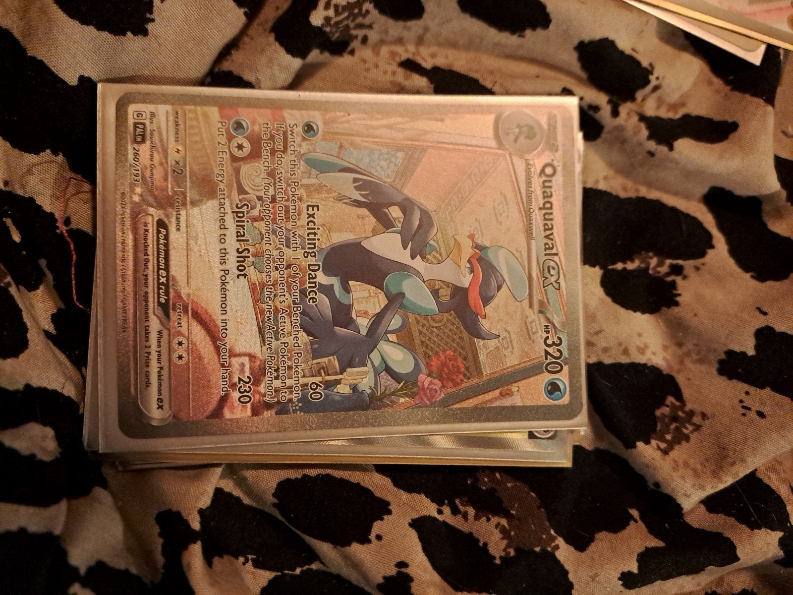 Pokémon Kaart Quaquaval ex (Full Art) - Obsidian Flames, Ophalen of Verzenden